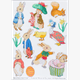 Crystal Art Sticker "Peter Rabbit" Sticker Set