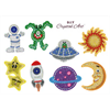 Crystal Art Sticker "Space Superstars" Sticker Set of 8