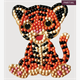 Crystal Art Sticker Tiger Friend 9 x 9 cm