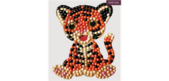 Crystal Art Sticker Tiger Friend 9 x 9 cm