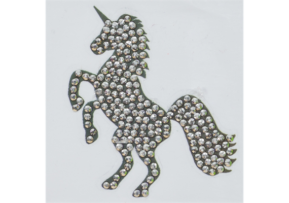 Crystal Art Sticker "Unicorn" Motif mit Werkzeug