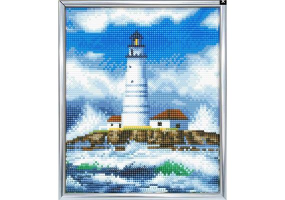 Crystal Art "The Lighthouse" Bilderrahmen 21 x 25 cm