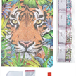 Crystal Art "Tiger in the Forest" Notizbuch Kit, 26 x 18 cm | Bild 4