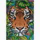 Crystal Art "Tiger in the Forest" Notizbuch Kit, 26 x 18 cm