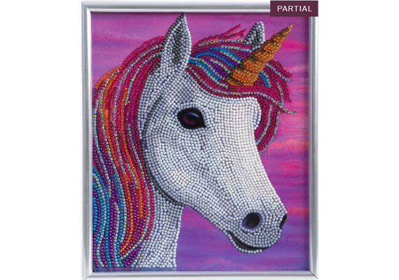 Crystal Art "Unicorn" Bilderrahmen 21 x 25 cm