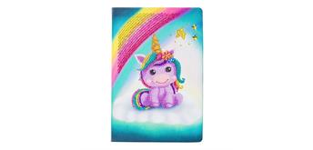 Crystal Art "Unicorn Smile" Notizbuch Kit, 26 x 18 cm