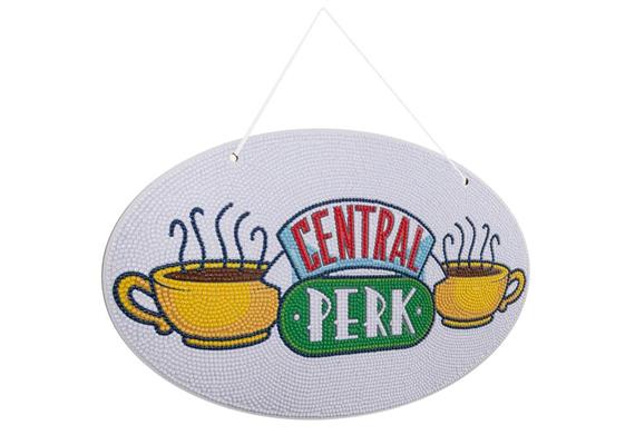 Crystal Art Wooden Hanging Central Perk 30 cm