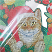 Crystal Art Wreath - Christmas Cat 30 cm | Bild 4