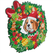 Crystal Art Wreath - Christmas Dog 30 cm | Bild 2