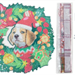 Crystal Art Wreath - Christmas Dog 30 cm | Bild 5