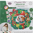 Crystal Art Wreath - Christmas Dog 30 cm | Bild 6