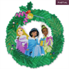 Crystal Art Wreath Christmas Princess 30 cm Disney