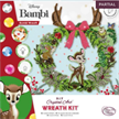 Crystal Art Wreath - Disney Bambi, 30 cm | Bild 3