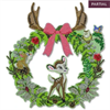 Crystal Art Wreath - Disney Bambi, 30 cm