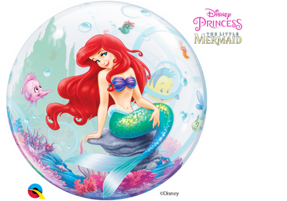Deco Bubble Ø 56 cm ARIELLE Princess Little Mermaid ohne Füllung