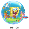 Deco Bubble Ø 56 cm, Birthday Spongebobs World, ohne Füllung