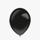 Deko-Rundballons Ø 28 cm, schwarz 50-er Pack