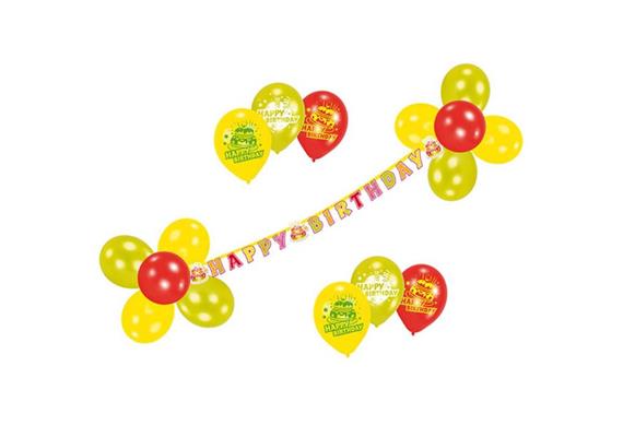 Deko-Set Happy Birthday Ballone & Partykette