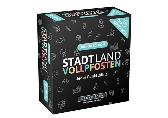 Denkriesen - Stadt Land Vollpfosten: Das Kartenspiel - Junior Edition