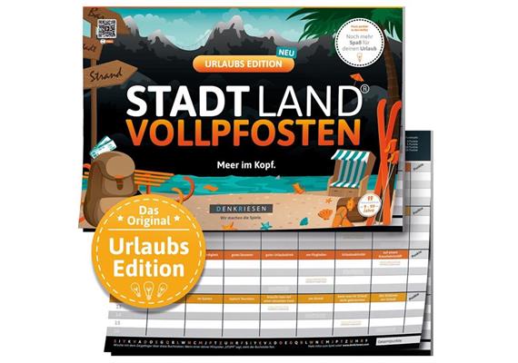 Denkriesen - Stadt Land Vollpfosten - Urlaubs Edition