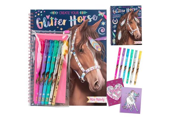 Depesche Miss Melody Mal Set Create your Glitter Horses