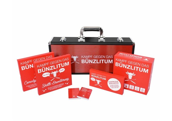 Der Kampf gegen das Bünzlitum LUXUSKOFFER mit allen Spielen Der Kampf gegen das Bünzlitum LUXUSKOFFER mit allen Spielen