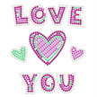 Diamond Dotz BOX - Love You 15 x 15 x 2.5 cm | Bild 2