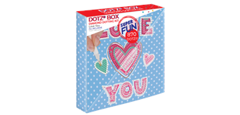 Diamond Dotz BOX - Love You 15 x 15 x 2.5 cm