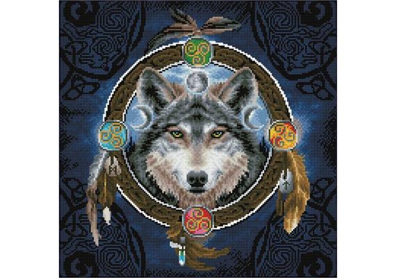 Diamond Dotz Celtic Wolf Guide 51.5 x 51.5 cm