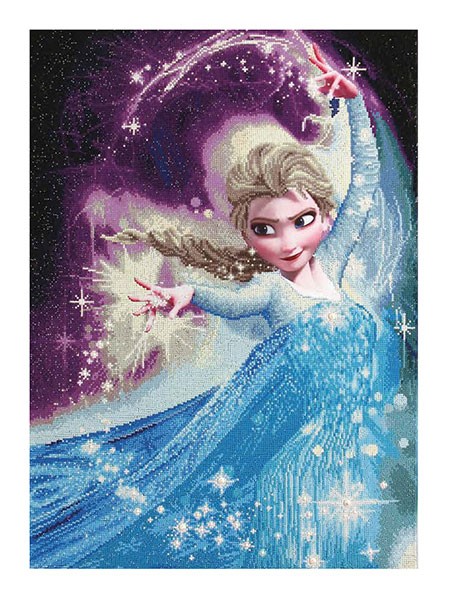 Diamond Dotz Disney Princess Elsa Magic 58 x 80 cm, Diamond Dotz Die