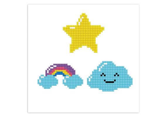 Diamond Dotz Dotzies - Sticker 3-er Set Himmel