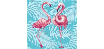 Diamond Dotz Flamingo Duo 32 x 32 cm