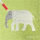 Diamond Dotz Freestyle Klebefolie Elefant