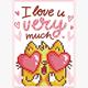 Diamond Dotz Grusskarte Love You 12.6 x 17.7 cm