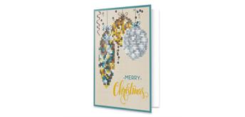 Diamond Dotz Grusskarte Merry Christmas 12.6 x 17.7 cm