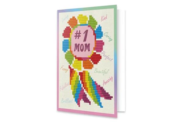 Diamond Dotz Grusskarte Number 1 Mom 12.6 x 17.7 cm