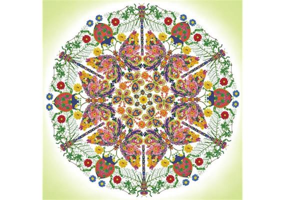 Diamond Dotz Kaleidoscope Garten 62 x 62 cm