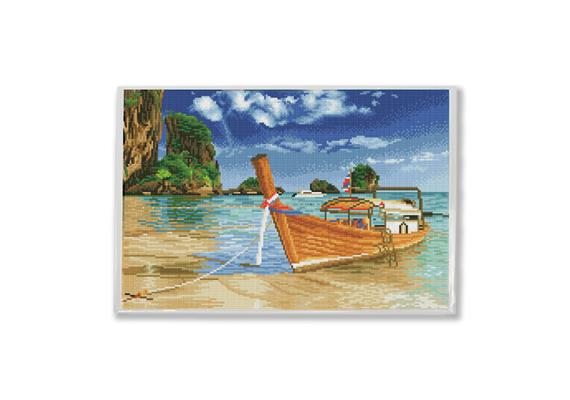 Diamond Dotz SQUARES Thai Escape mit Rahmen 35 x 52 cm