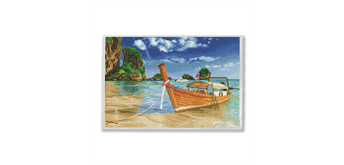 Diamond Dotz SQUARES Thai Escape mit Rahmen 35 x 52 cm