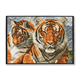 Diamond Dotz SQUARES Tigers mit Rahmen 37 x 51.5 cm
