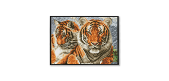 Diamond Dotz SQUARES Tigers mit Rahmen 37 x 51.5 cm