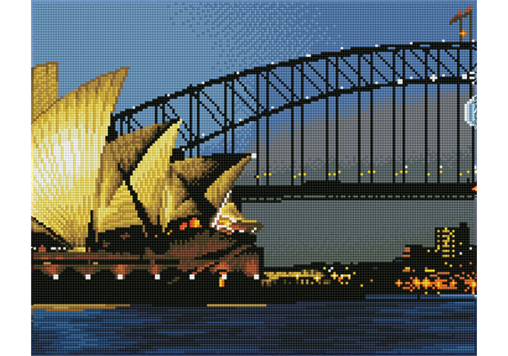 Diamond Dotz Sydney by night 50.8 x 40.6 cm