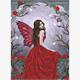 Diamond Dotz Winter Rose Fairy 52 x 68 cm