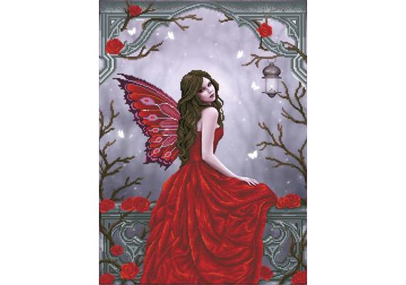 Diamond Dotz Winter Rose Fairy 52 x 68 cm