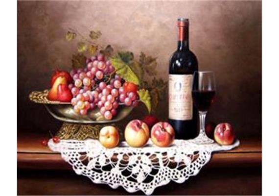 Diamond Painting 6037-40011 Obstschale 25 x 35 cm