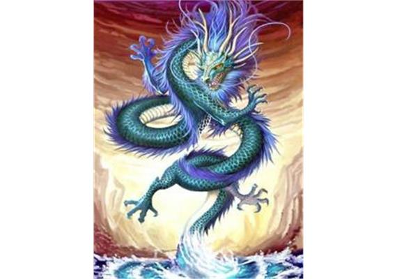 Diamond Painting 6037-40091 Drache 25 x 35 cm