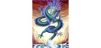 Diamond Painting 6037-40091 Drache 25 x 35 cm