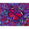 Diamond Painting 6037-40201 Pinker Schmetterling 25 x 35 cm