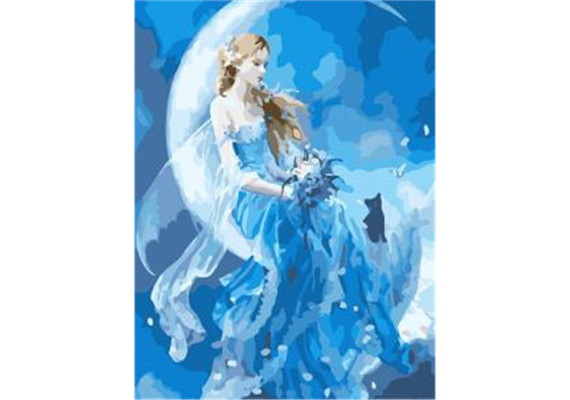 Diamond Painting 6037-40231 Frau im Mond 25 x 35 cm