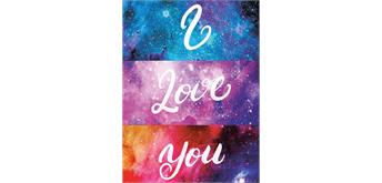 Diamond Painting 6037-40341 I Love You 25 x 35 cm